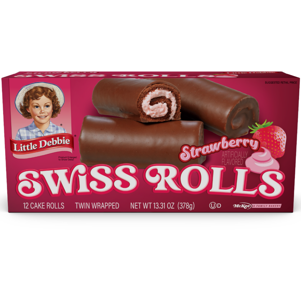 Little Debbie Strawberry Swiss Rolls