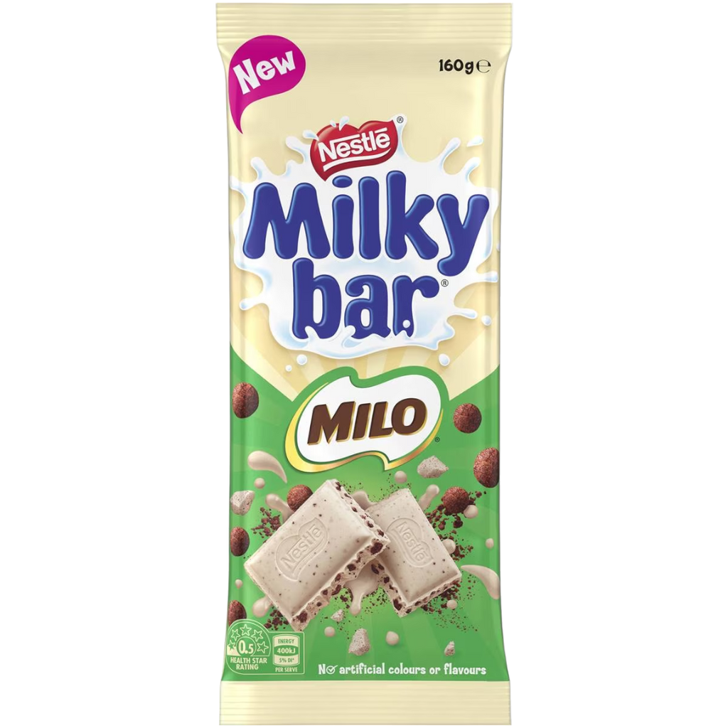 Milkybar Milo Chocolate Block Limited Edition (Australia) - 5.64oz (160g)