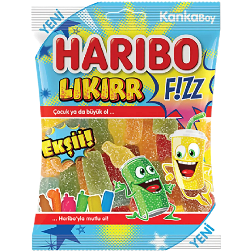 Haribo Soda Fizz (Likirr F!zz) - 2.47oz (70g)