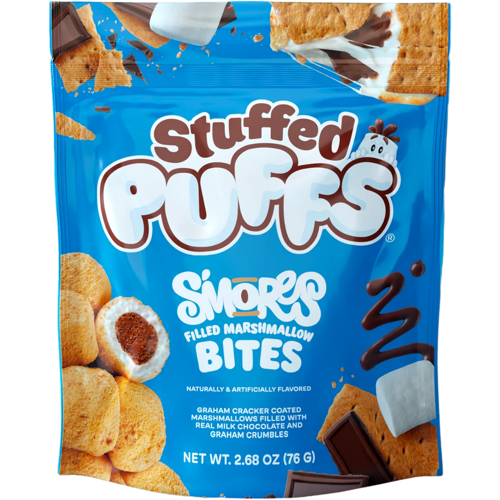 Stuffed Puffs S'mores Filled Marshmallow Bites - 2.68oz (76g)