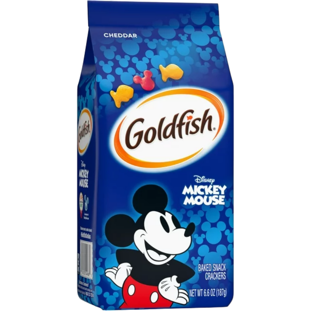 Goldfish Mickey Mouse Shapes Cheddar Flavour (Special Edition) - 6.6oz (187g)