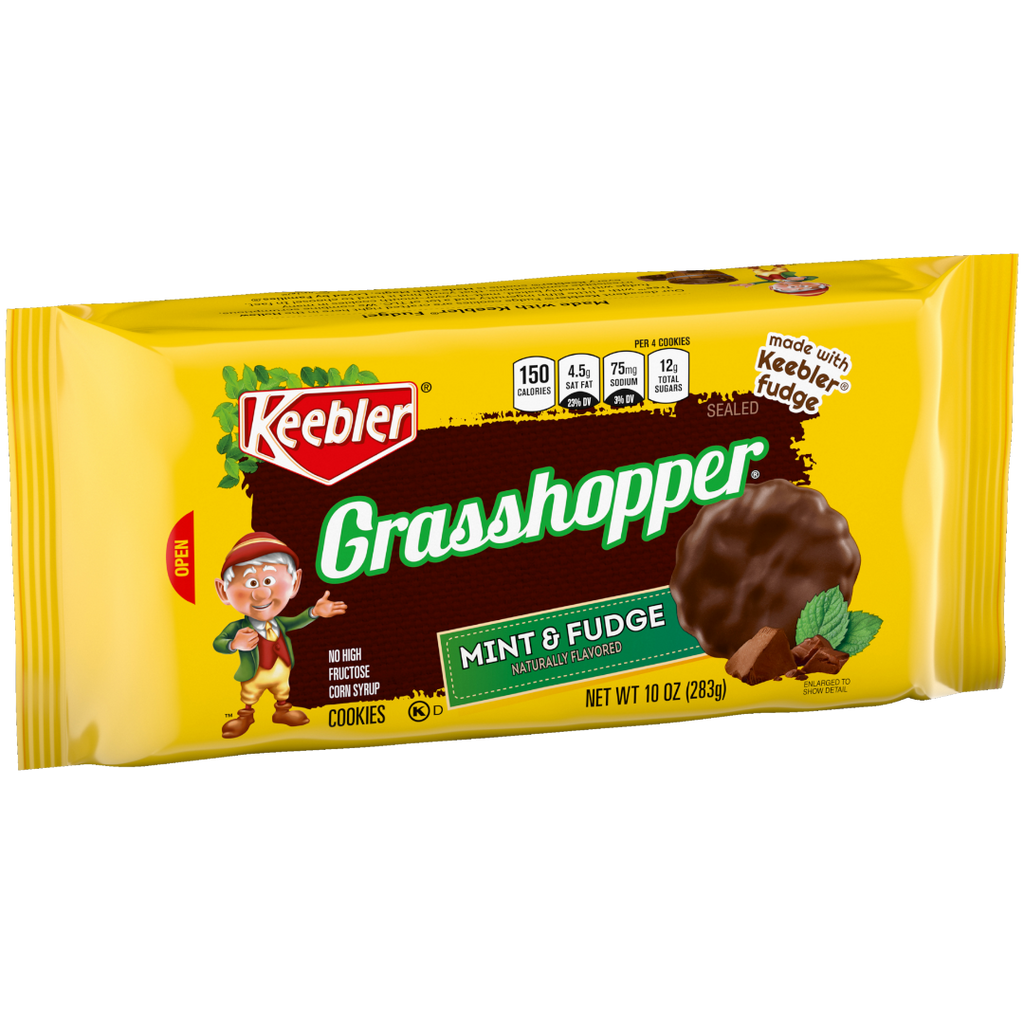 Keebler Grasshopper Mint & Fudge Cookies Family Size - 10oz (283g)