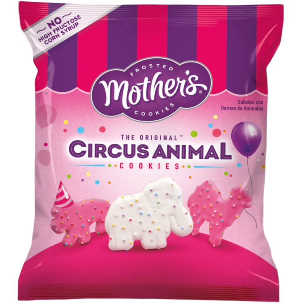 Mother's Circus Animal Frosted Cookies - 1oz (28g) BB 17/07/24