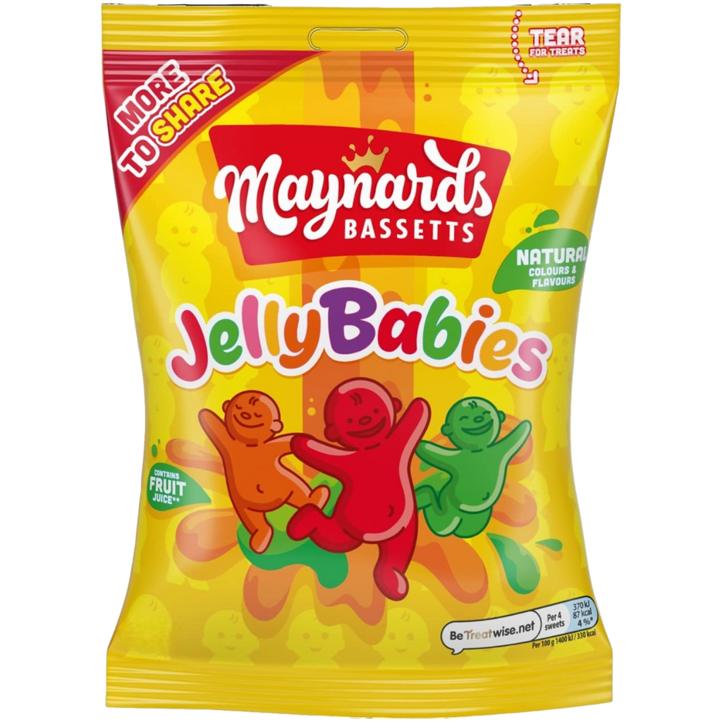 Maynards Bassetts Jelly Babies Share Bag - 4.5oz (130g)