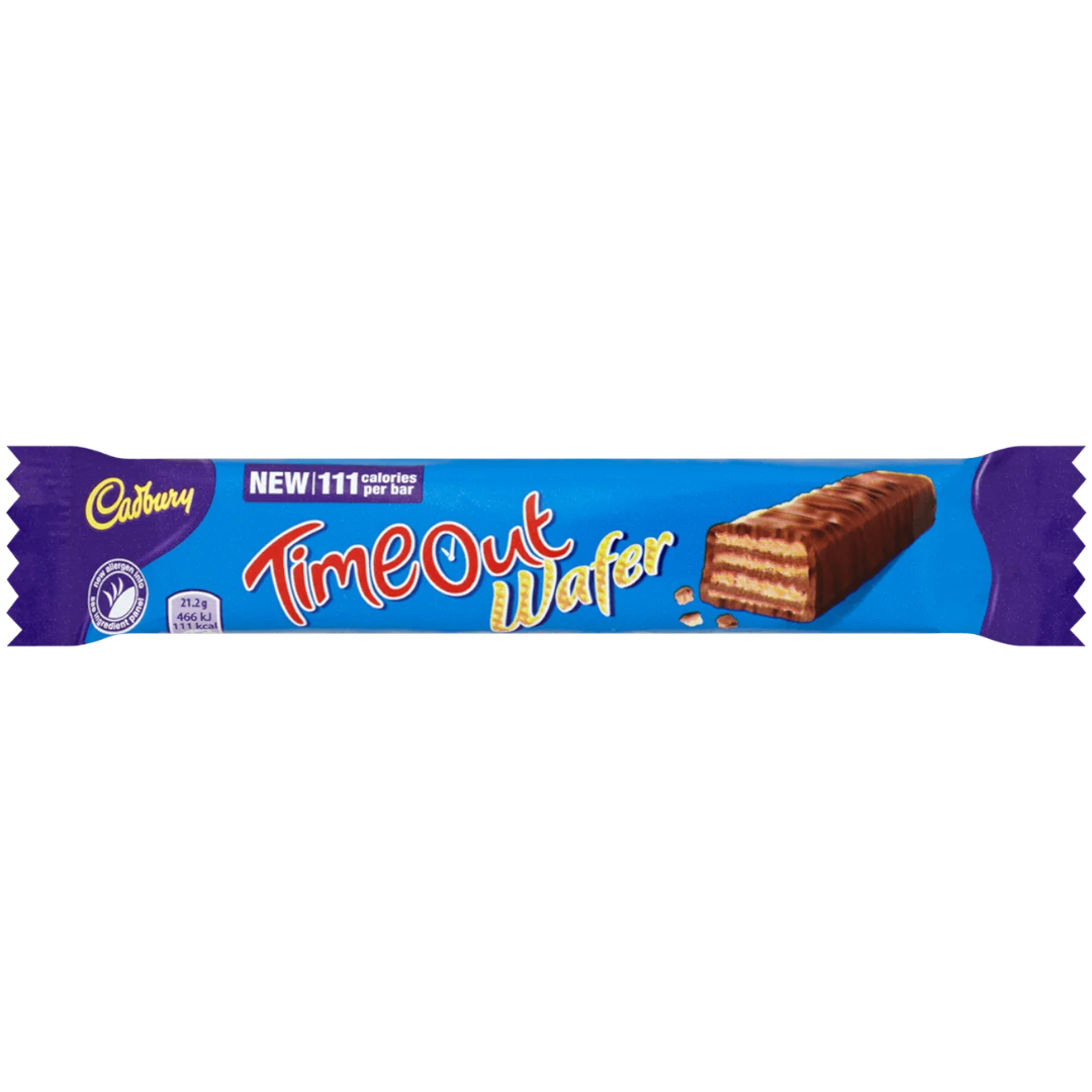 Cadbury Timeout Chocolate Wafer Bar - 0.71oz (20g) | Poppin Candy