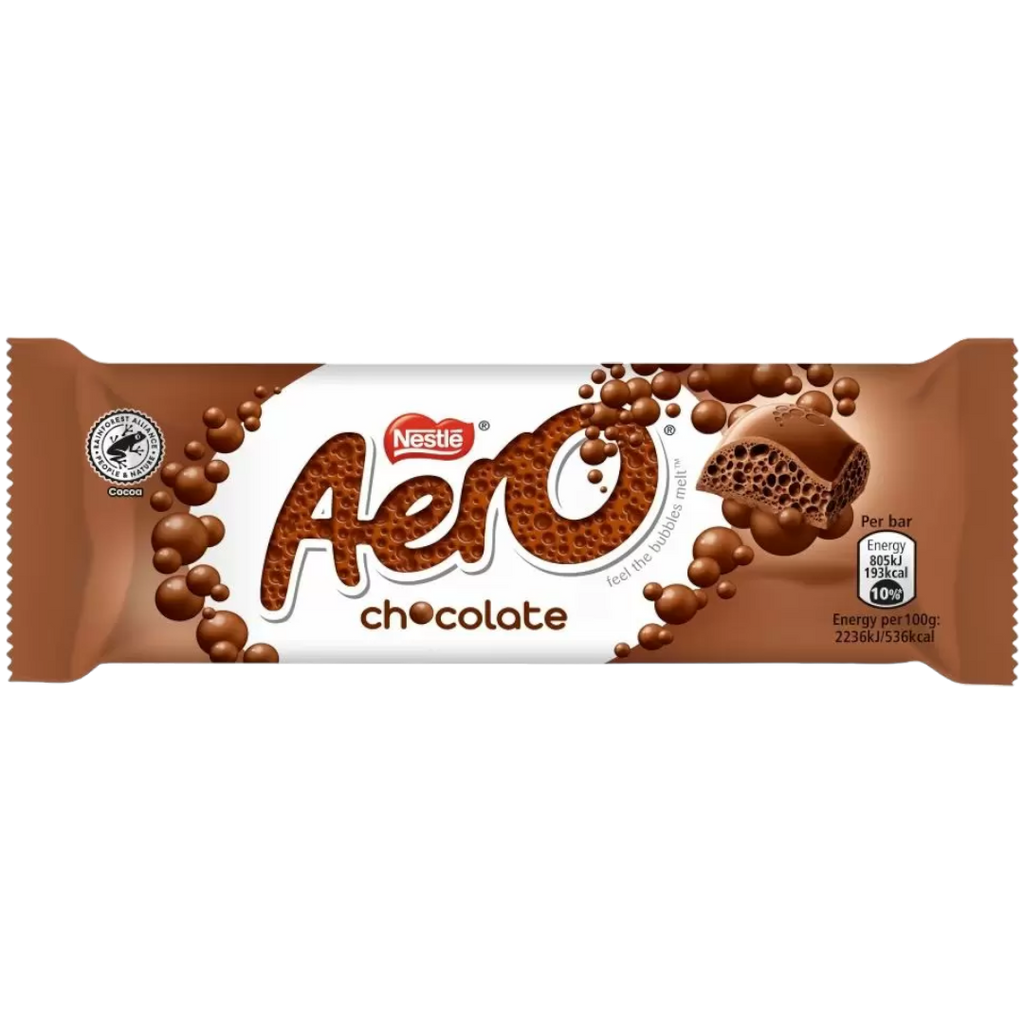 Aero Bubbly Milk Chocolate Bar - 1.3oz (36g)