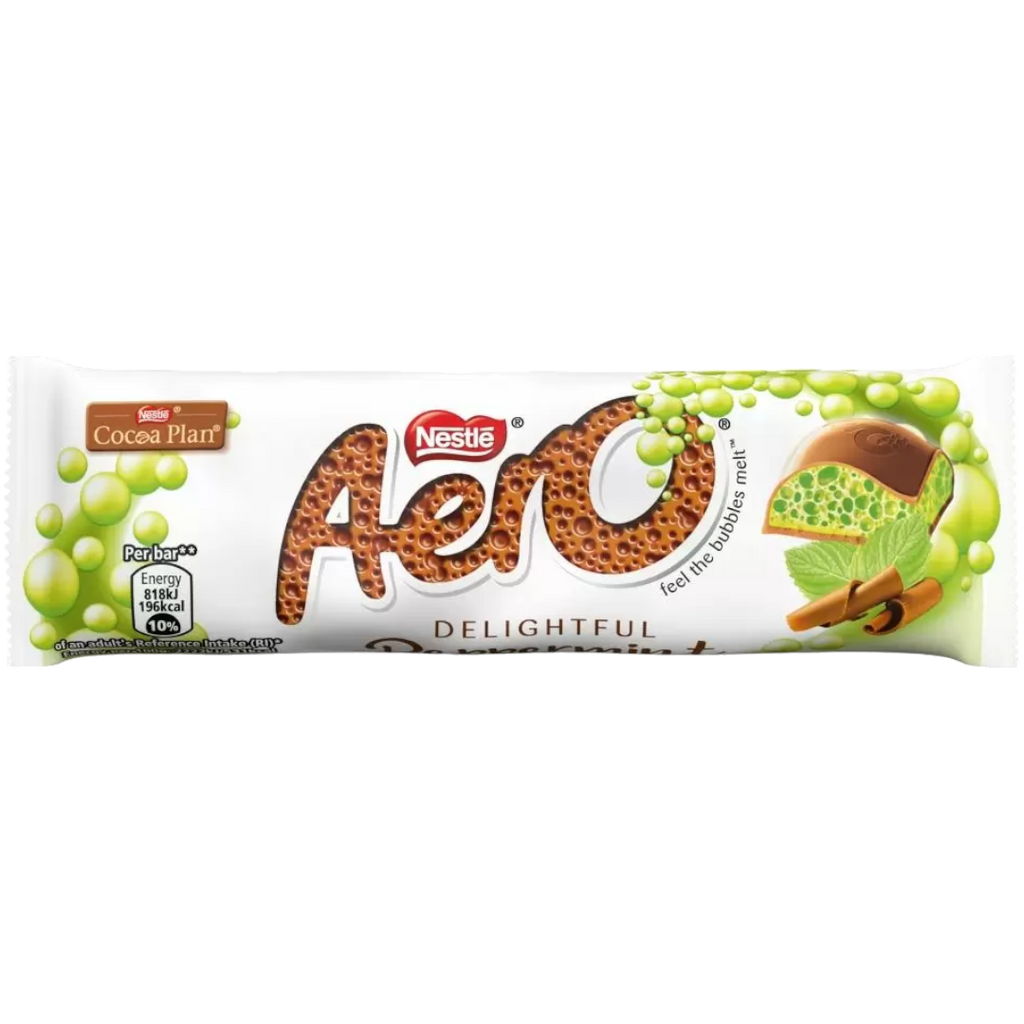 Aero Bubbly Peppermint Chocolate Bar - 1.3oz (36g)