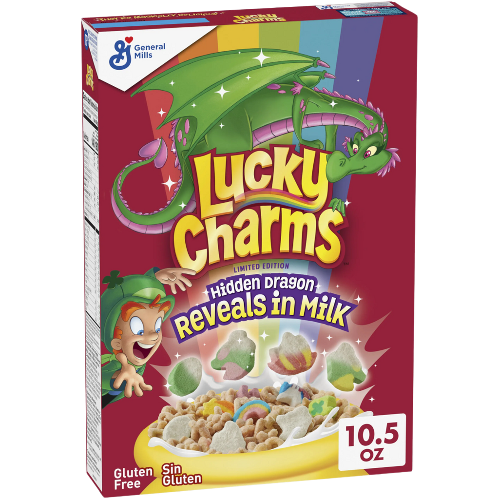 Lucky Charms Hidden Dragon Marshmallow Cereal (Limited Edition) - 10.5oz (297g)