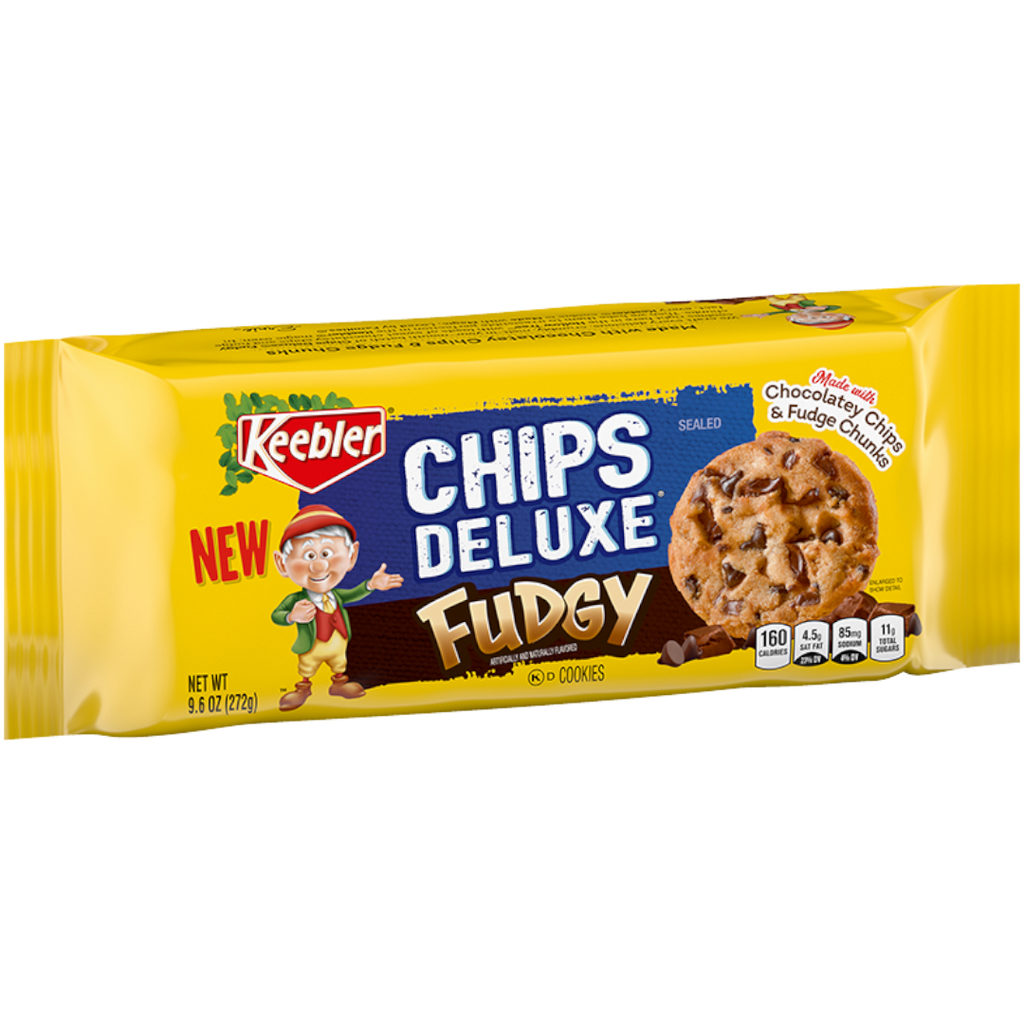 Keebler Chips Deluxe Fudgy Cookies Family Size - 9.6oz (272g)