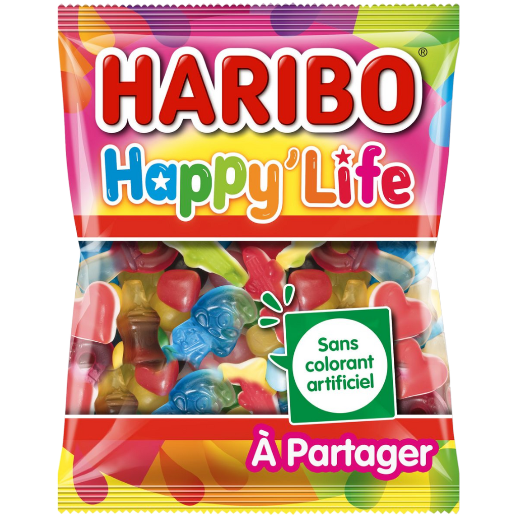 Haribo Happy'Life XL Bag (France) - 9.7oz (275g)