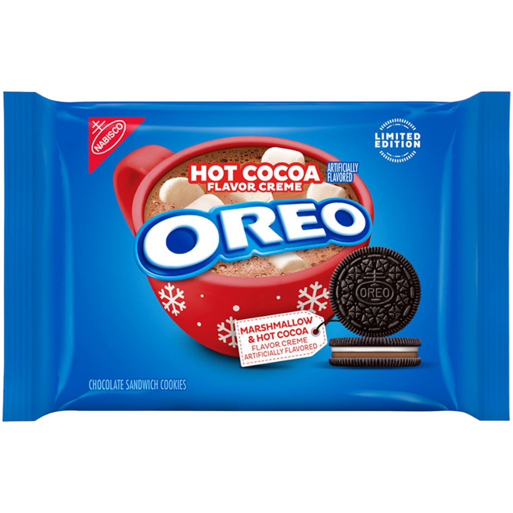 Oreo Hot Cocoa & Marshmallows Flavour Creme Family Size (Christmas Limited Edition) - 12.2oz (345g)
