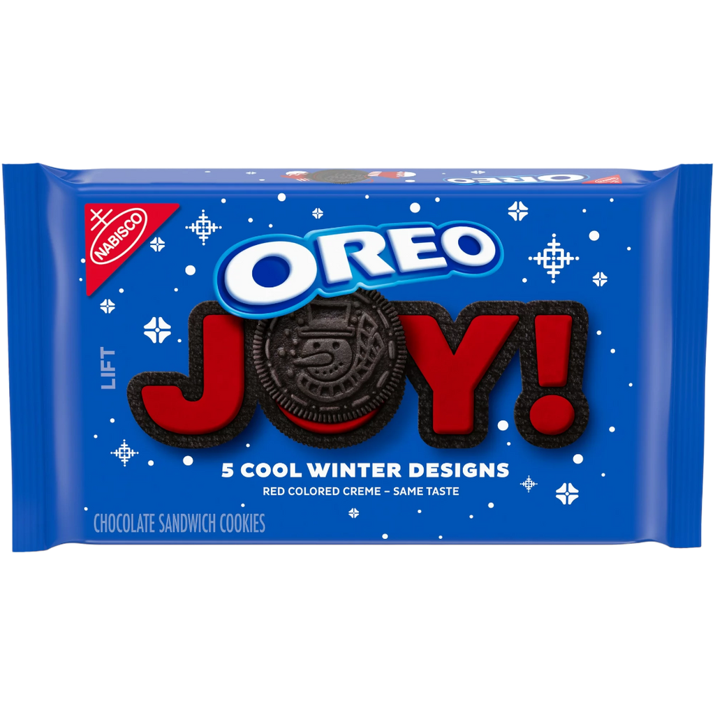 Oreo JOY! Cool Winter Designs Family Size (Christmas Limited Edition) - 1lb2.71oz (530g)