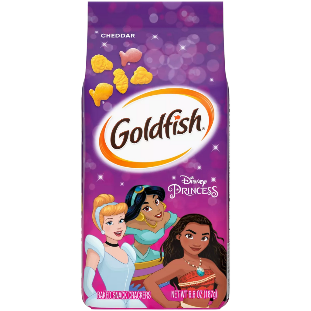 Goldfish Disney Princess Cheddar Flavour (Special Edition) - 6.6oz (187g)
