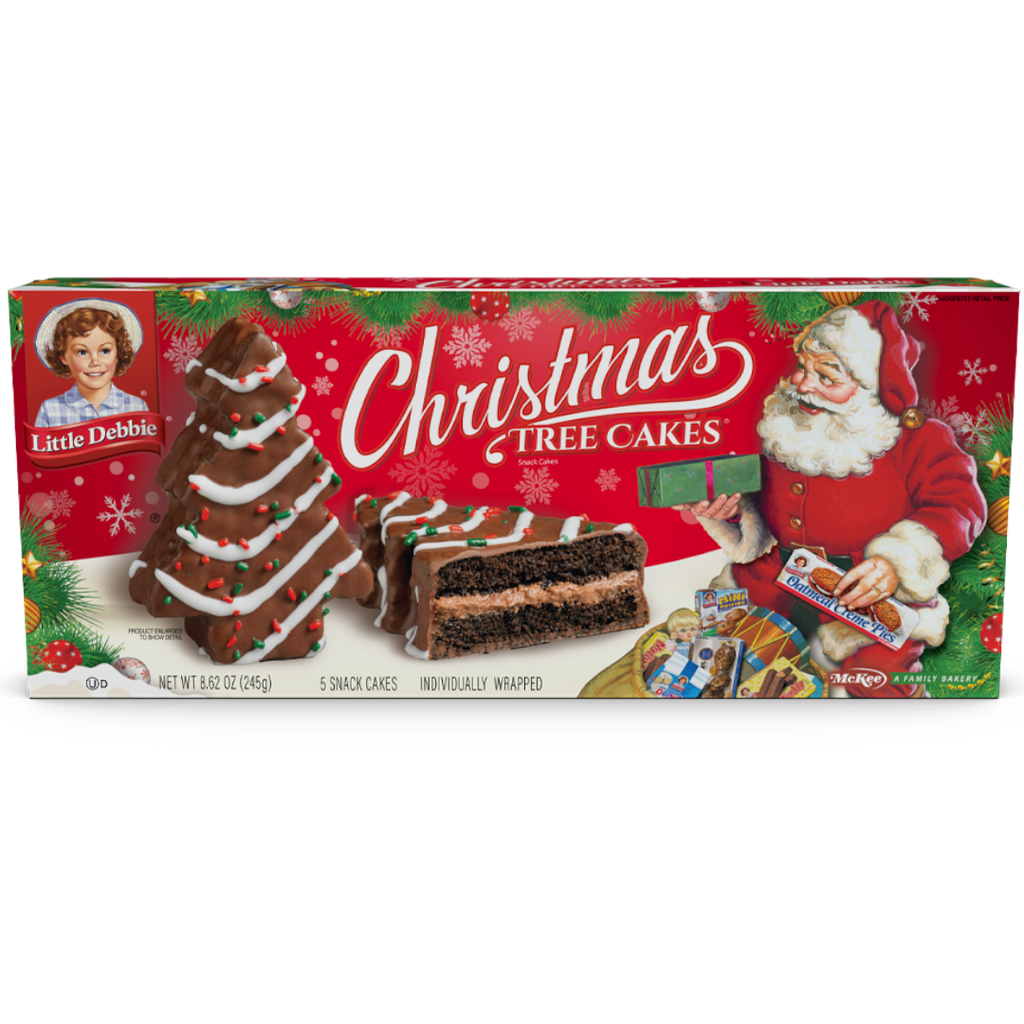 Little Debbie Christmas Tree Cakes Chocolate (Christmas Limited Edition)