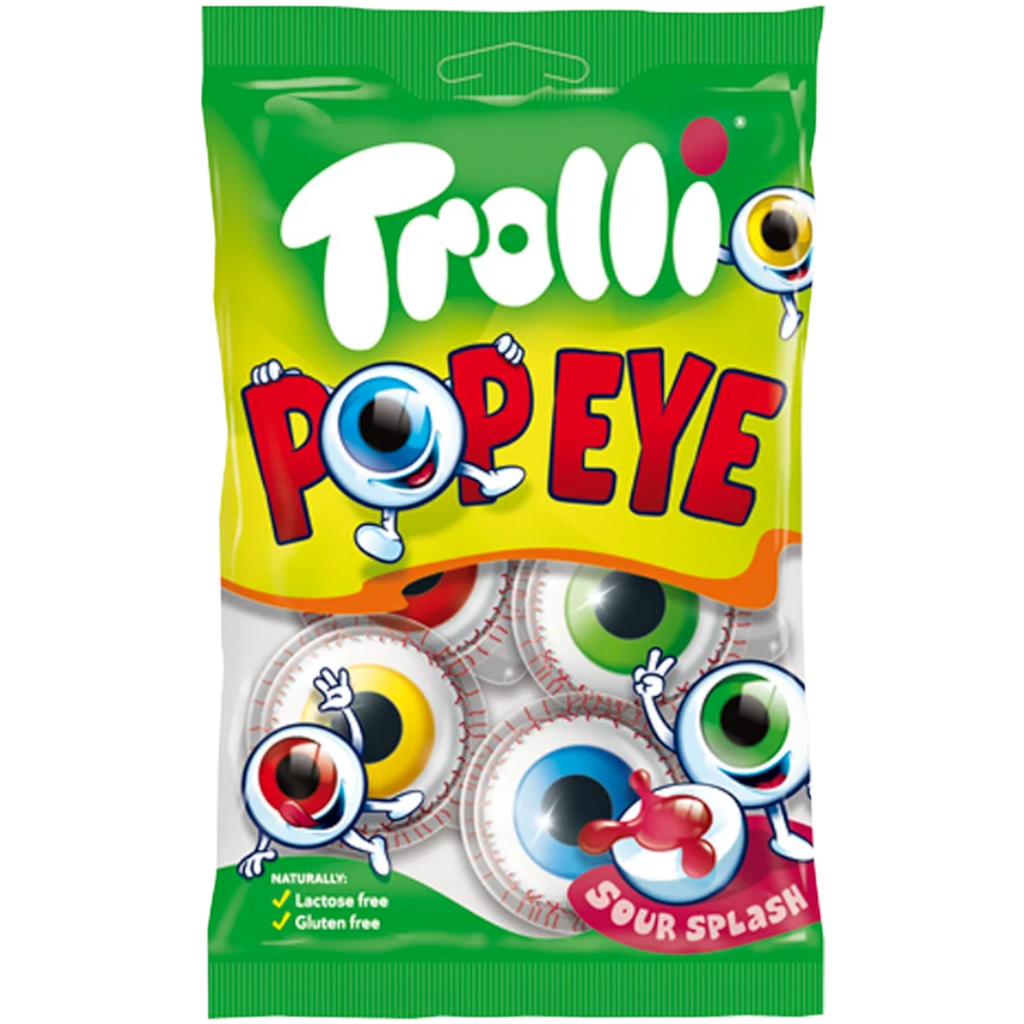 Trolli Pop Eye (Sour Jelly Filled Gummi Eyes) - 2.65oz (75g)