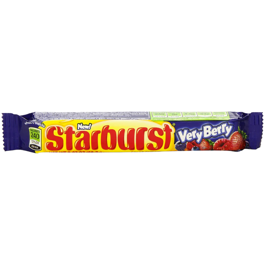 Starburst Very Berry Fruit Chews - 1.58oz (45g)