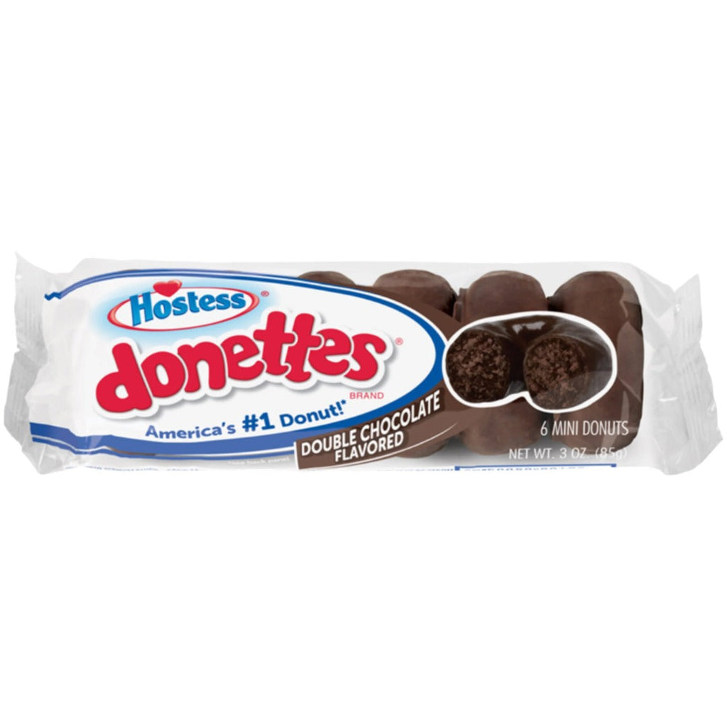 Hostess Double Chocolate Donettes 6 Pack - 3oz (85g)