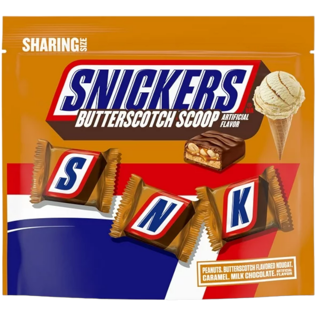 Snickers Butterscotch Scoop Minis Share Bag - 6.43oz (182g)