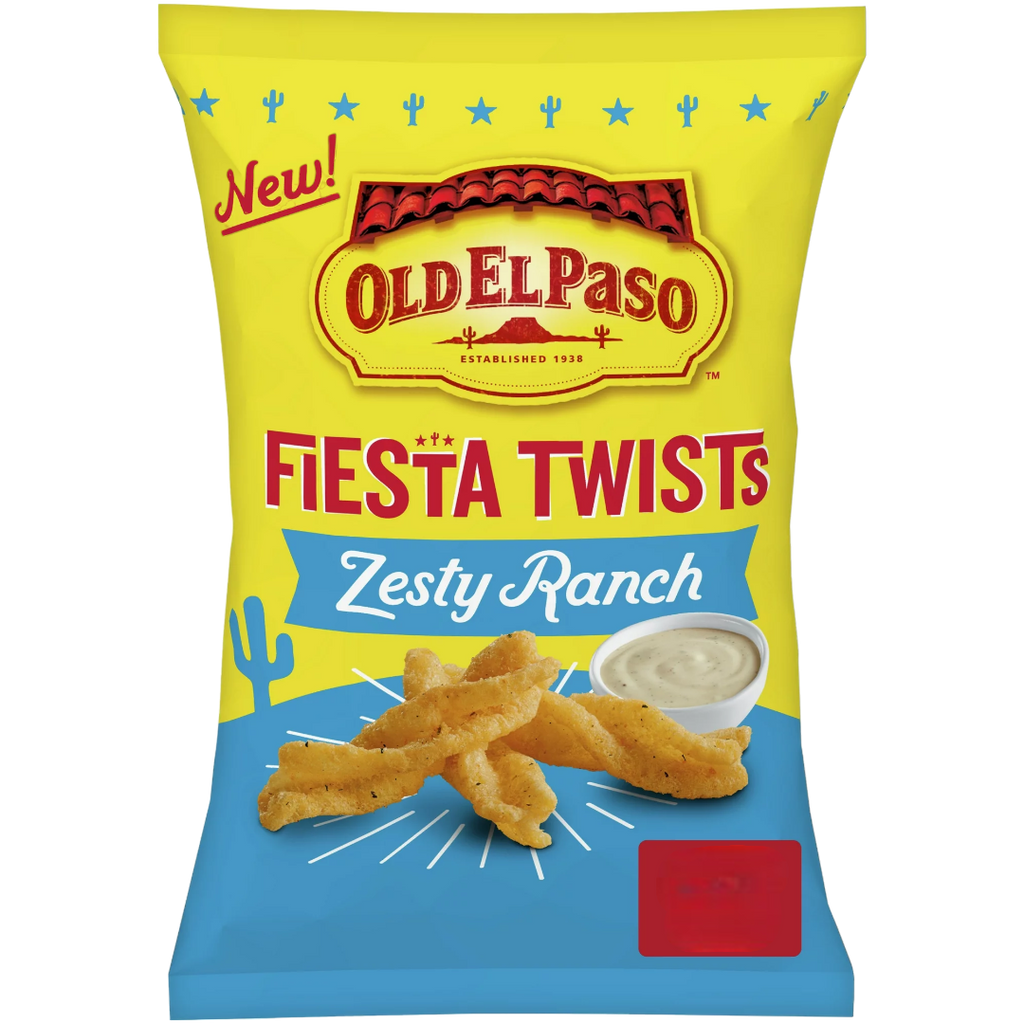 Old El Paso Fiesta Twists Zesty Ranch Flavour - 2oz (56g)