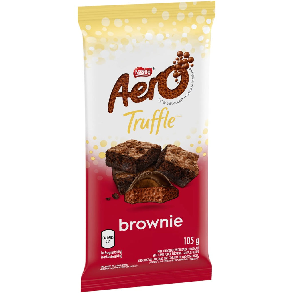Aero Truffle Brownie Chocolate Sharing Bar (Canada) - 3.7oz (105g)