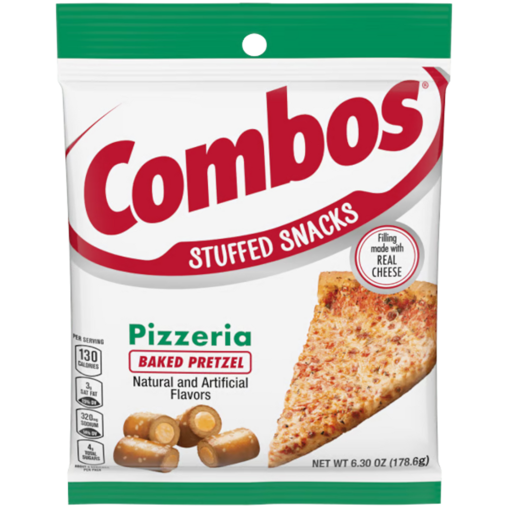 Combos Pizzeria Flavour Stuffed Baked Pretzel Bites - 6.3oz (178.6g)