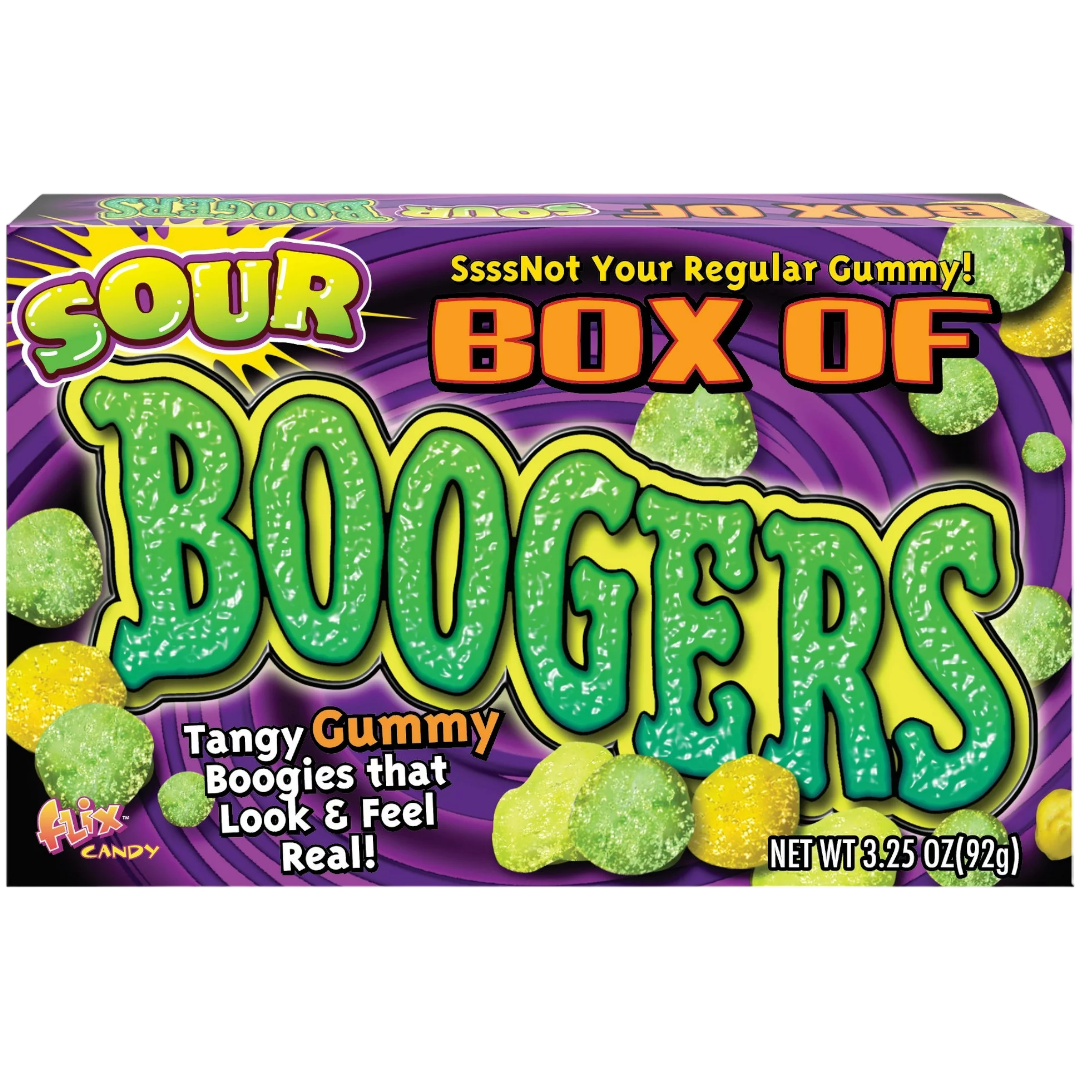 Sour Box of Boogers Theatre Box - 3.25oz (85g)