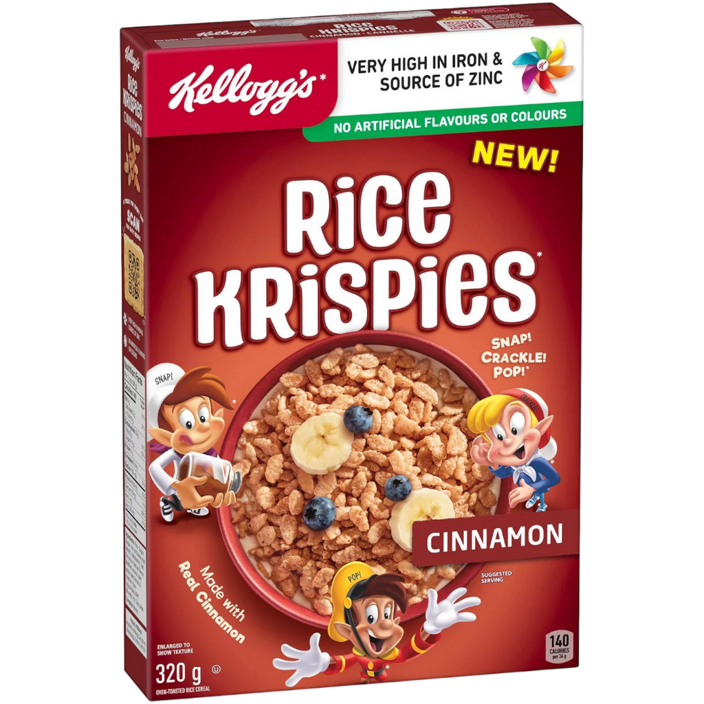 Rice Krispies Cinnamon Cereal (Fall Limited Edition) (Canada) - 11.3oz (320g)