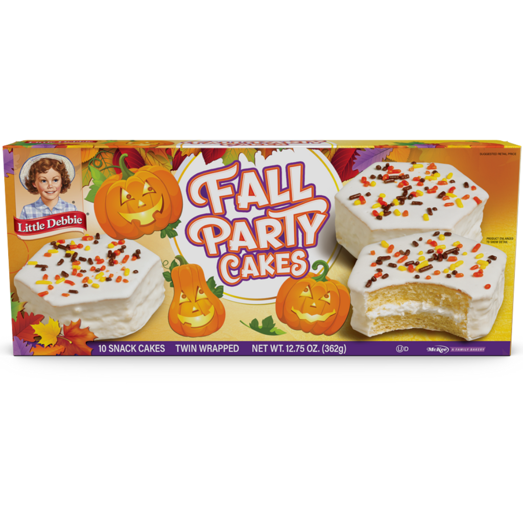 Little Debbie Vanilla Fall Party Cakes (Fall Limited Edition)