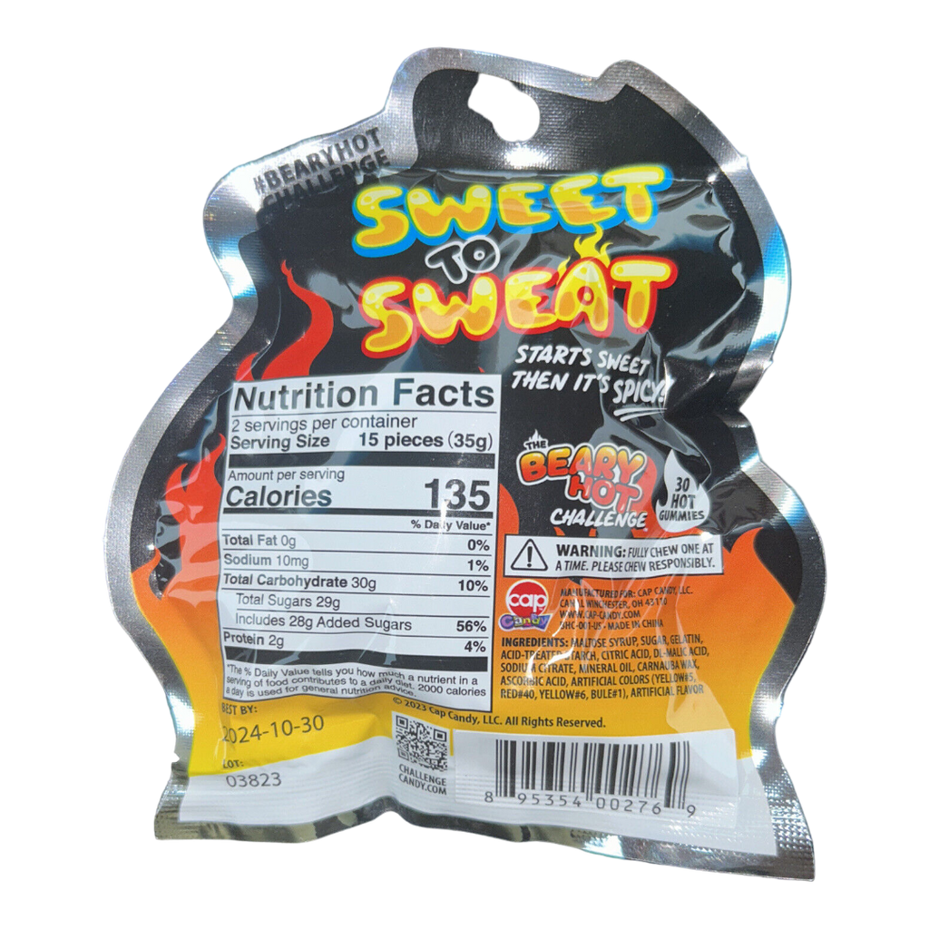 The Beary Hot Challenge (Extremely Hot & Spicy Gummy Bears) - 2.81oz (70g)