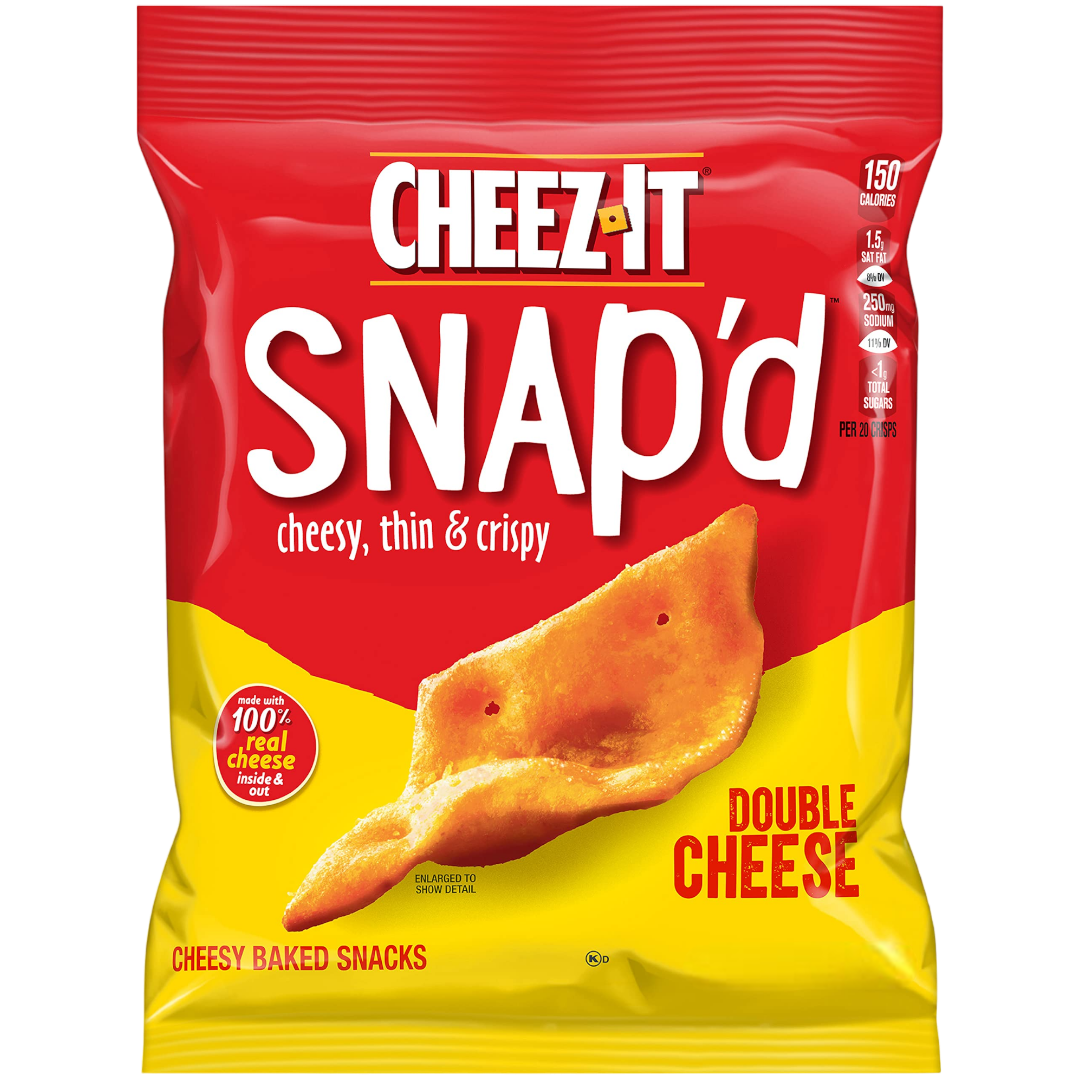 Cheez It Snap'd Double Cheese - 0.75oz (21g) | Poppin Candy