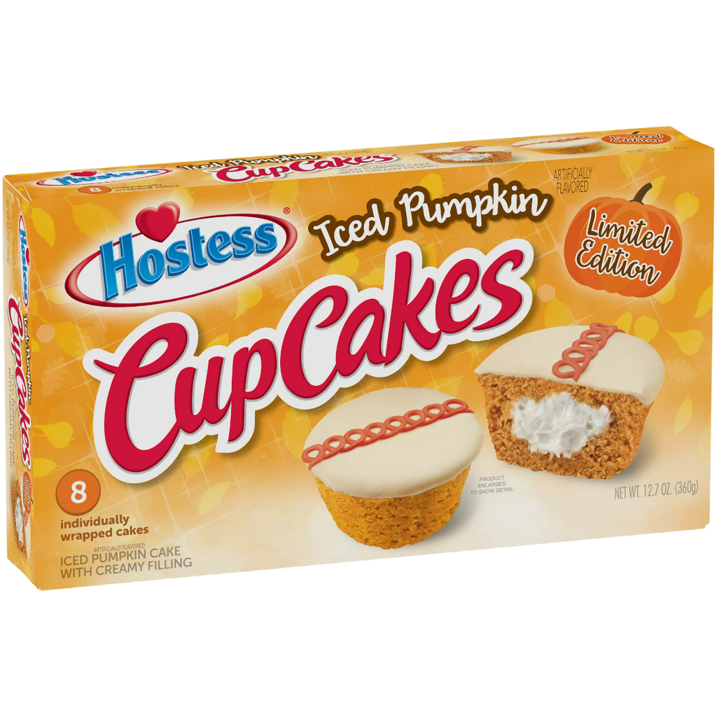 Hostess Iced Pumpkin Cupcakes (Fall Limited Edition)