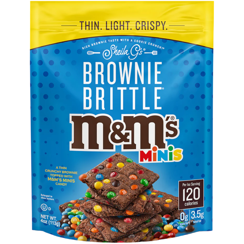 Sheila G's M&M's Minis Brownie Brittle - 4oz (113g)