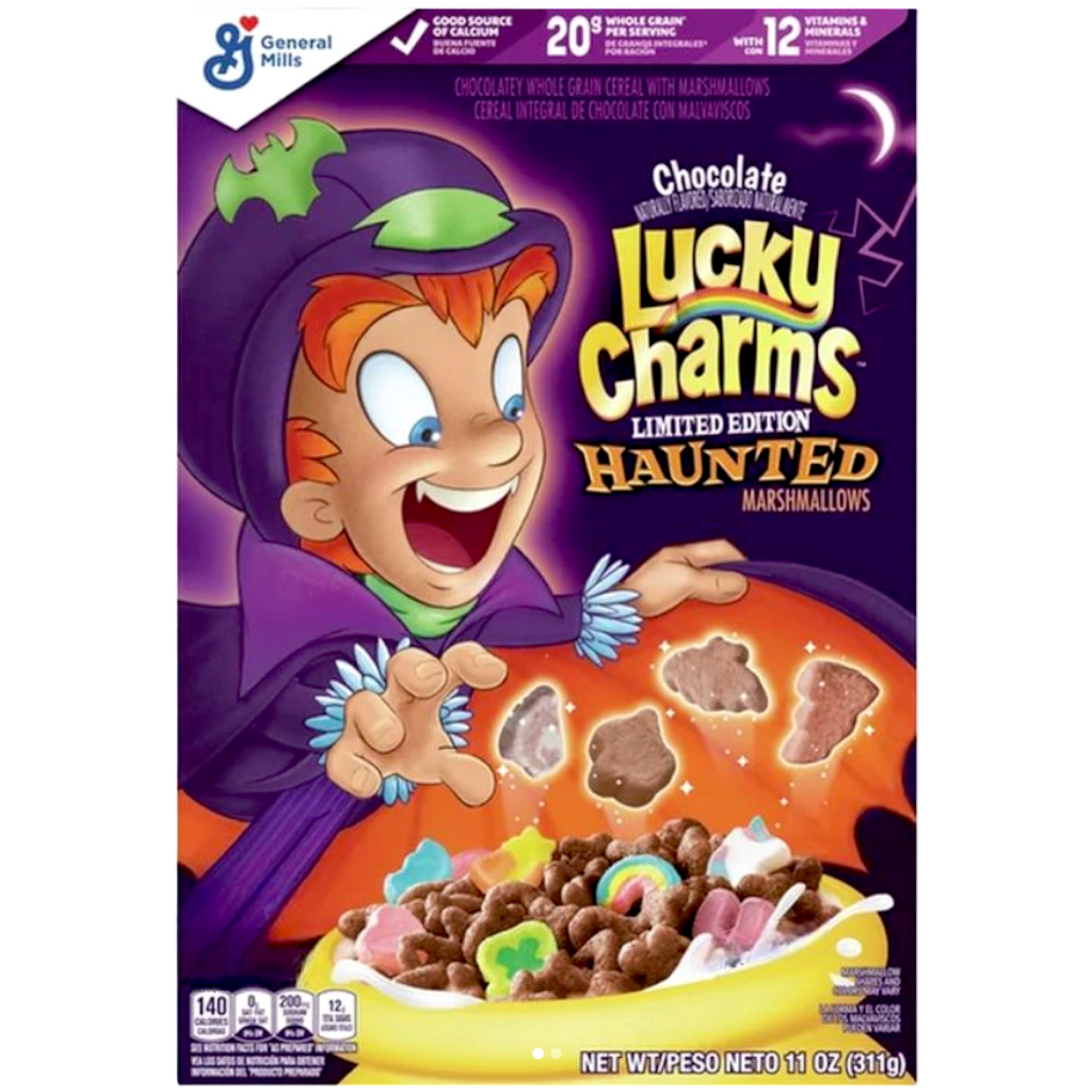 Lucky Charms Haunted Marshmallows Cereal (Halloween Limited Edition) - 11oz (311g)