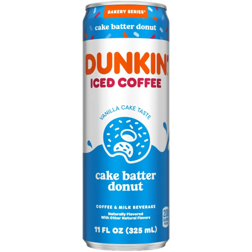 Dunkin' Iced Coffee Cake Batter Donut Flavour - 11fl.oz (325ml)