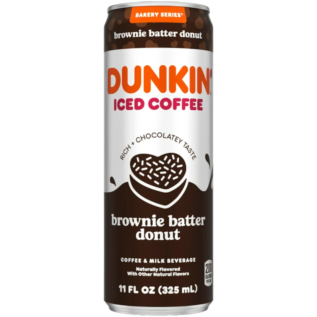 Dunkin' Iced Coffee Brownie Batter Donut Flavour - 11fl.oz (325ml ...