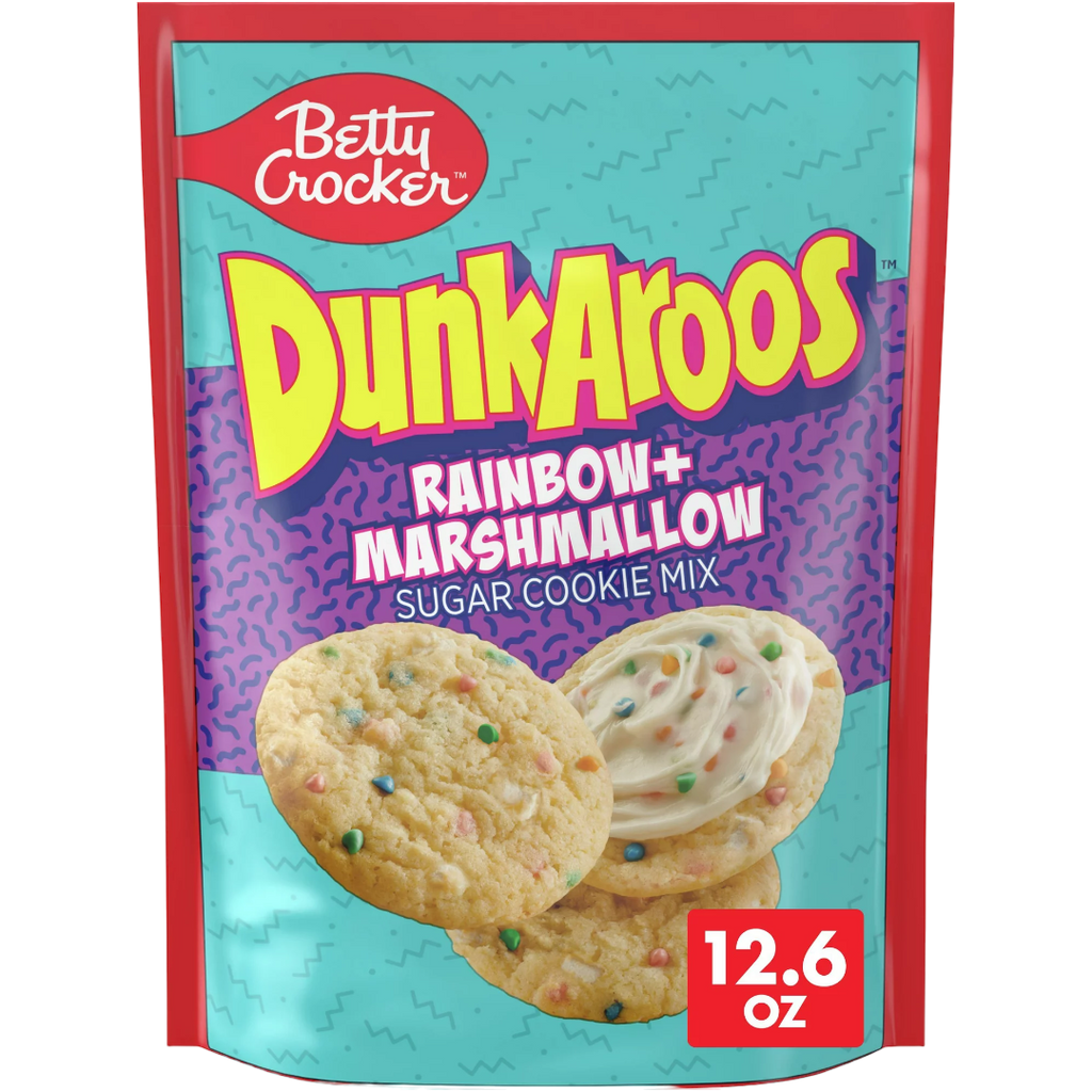 Betty Crocker Dunkaroos Rainbow + Marshmallow Sugar Cookie Mix - 12.6oz (357g)