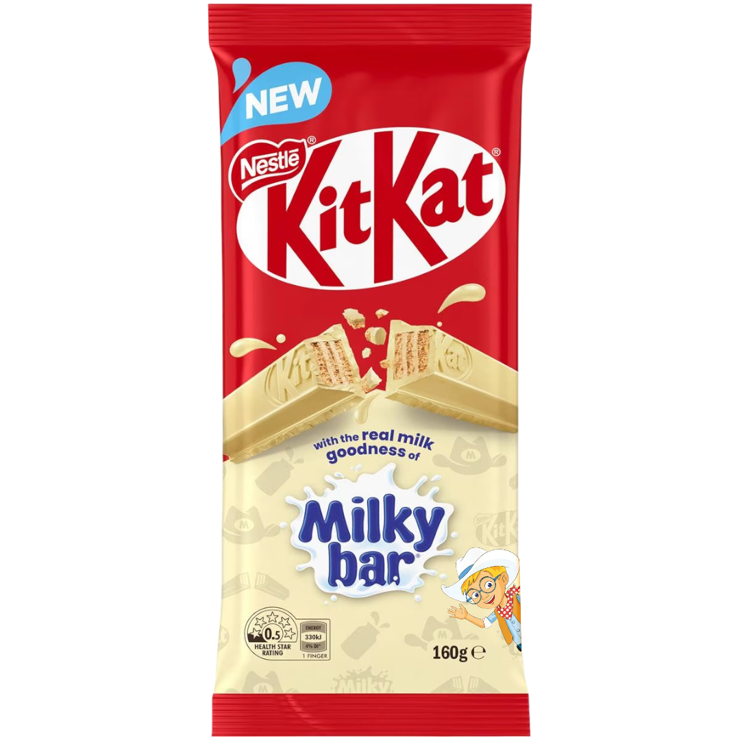 Kit Kat Milkybar XL Chocolate Block (Australia) - 5.6oz (160g)