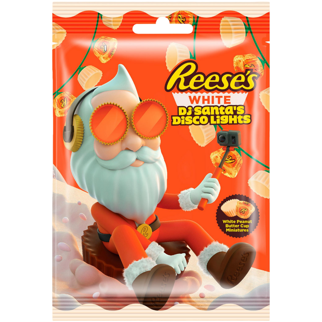 Reese's White Peanut Butter DJ Santa's Disco Lights (Christmas Limited Edition) - 2.47oz (70g)