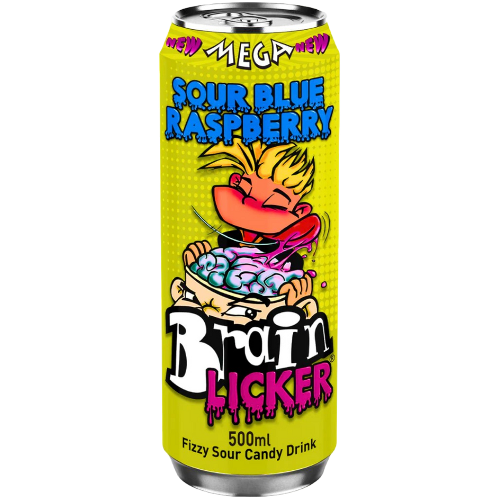 Brain Licker Sour Blue Raspberry Soda - 16.9fl.oz (500ml)