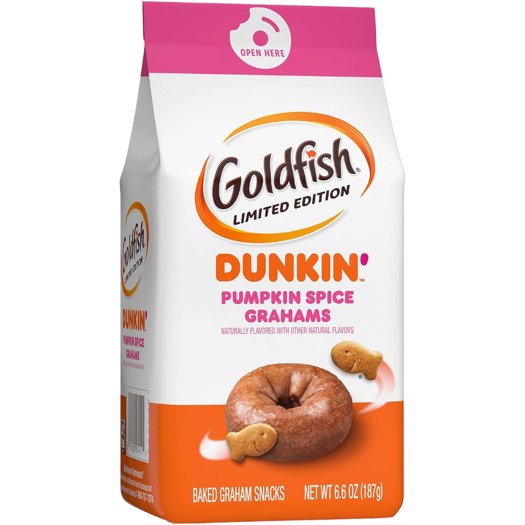 Goldfish Dunkin' Donuts Pumpkin Spice Grahams (Fall Limited Edition) - 6.6oz (173g)