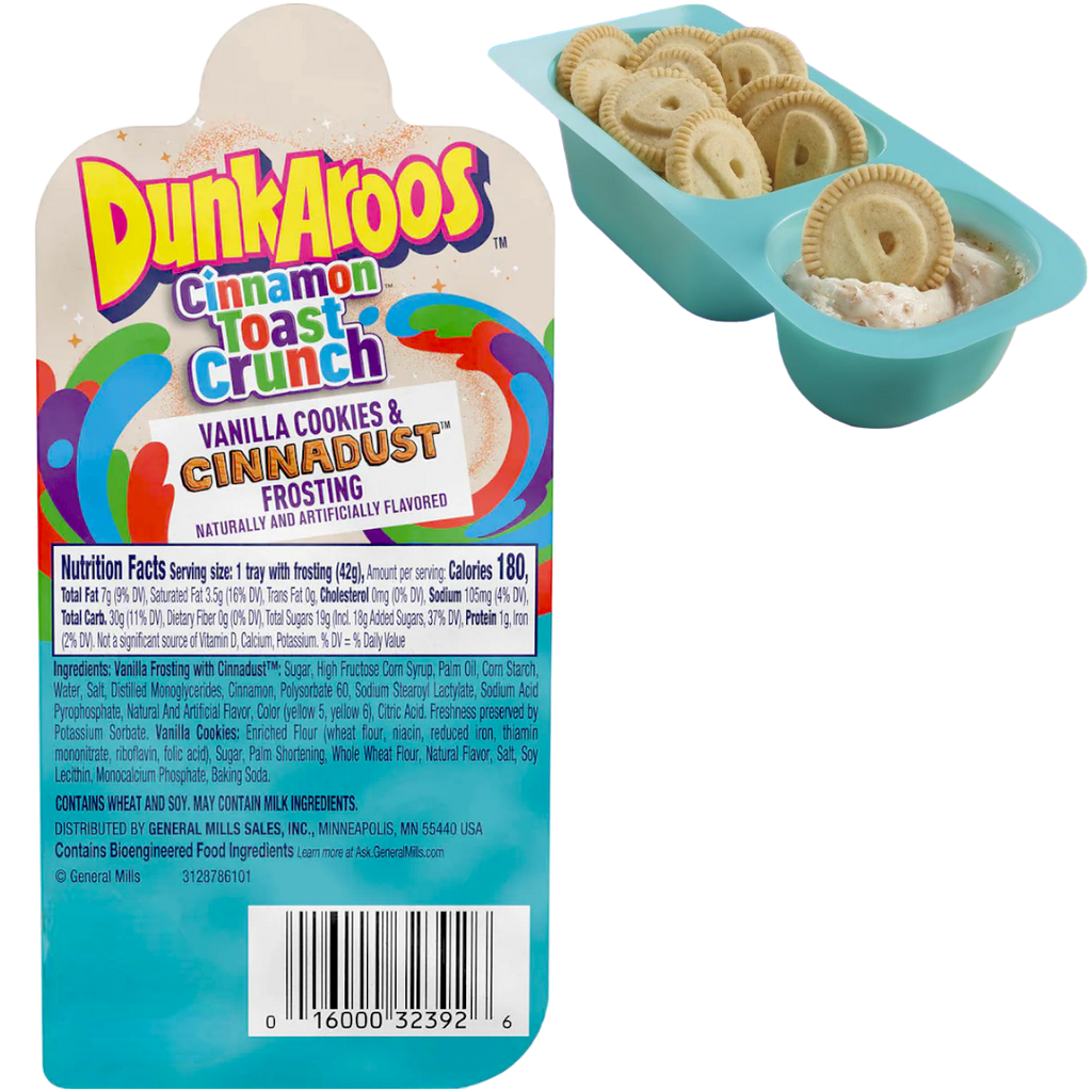 Dunkaroos Cinnamon Toast Crunch - 1oz (28g) BB 17/1/2024
