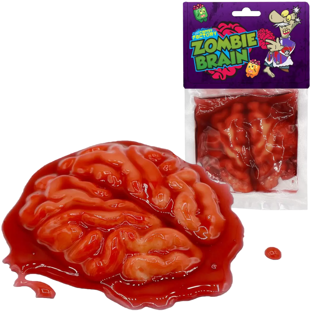 Zombie Brain Juicy Gummy Candy - 4.23oz (120g)