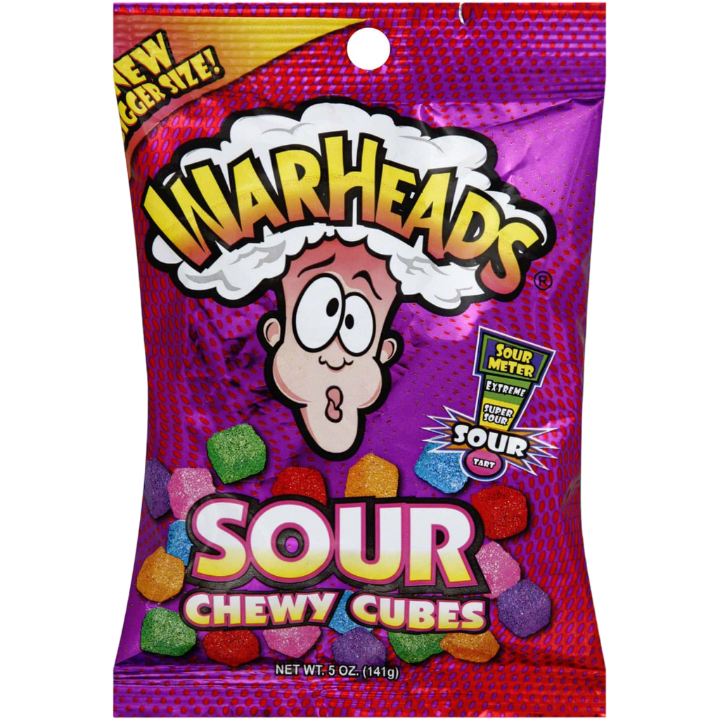 Warheads Sour Chewy Cubes - 5oz (141g)