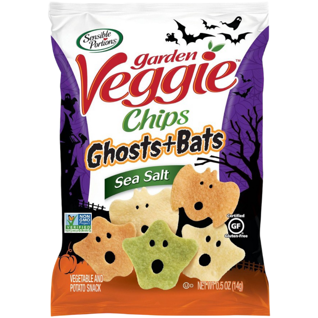 Garden Veggie Ghosts and Bats Veggie Snacks (Halloween Limited Edition) - 0.5oz (14g)