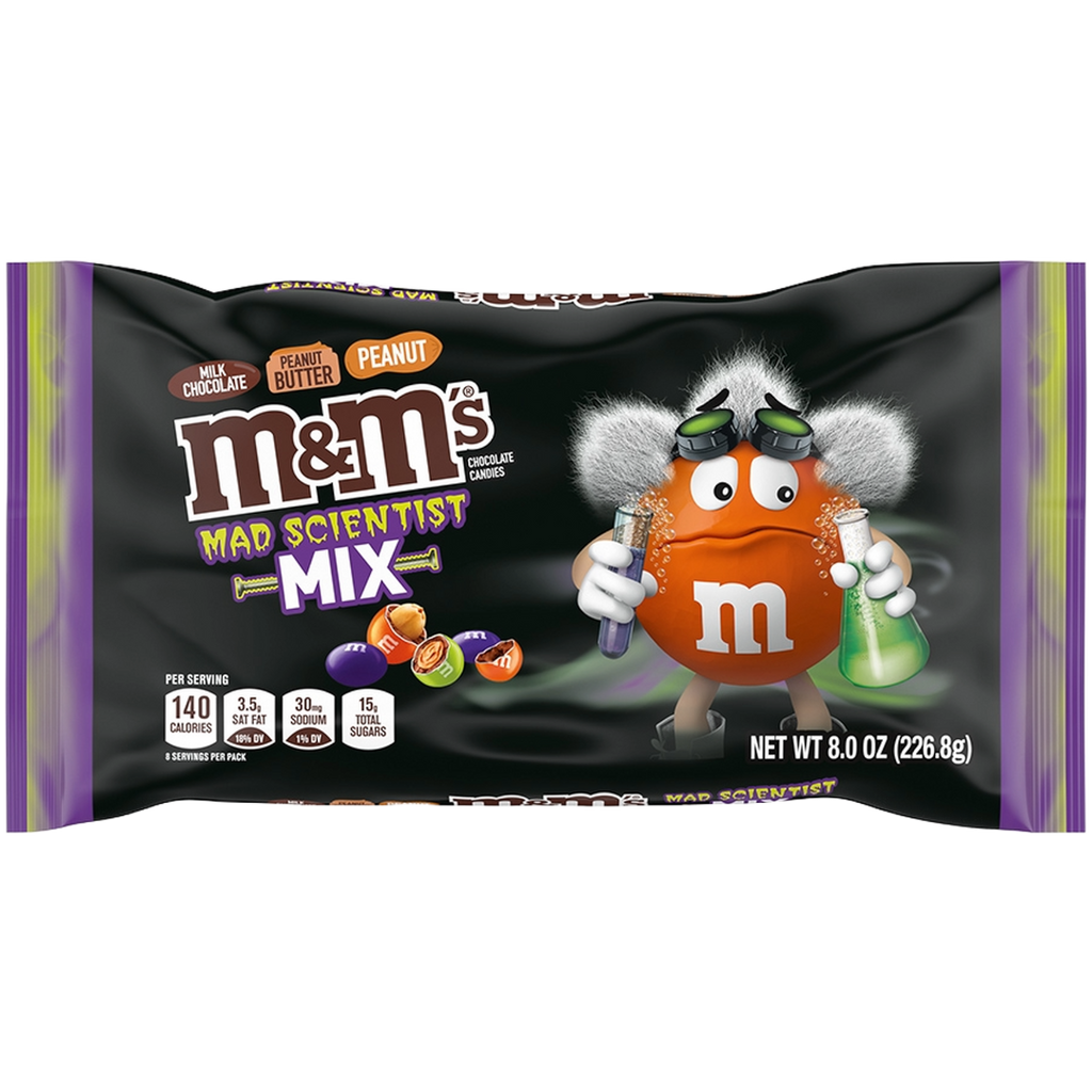 M&M's Mad Scientist Mix Sharing Bag (Halloween Limited Edition) - 8oz (226.8g)