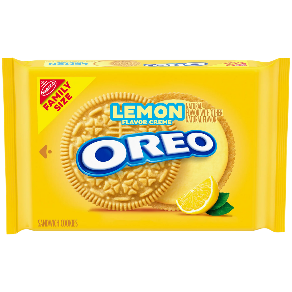 Oreo Lemon Creme Family Size - 18.71oz (530g)