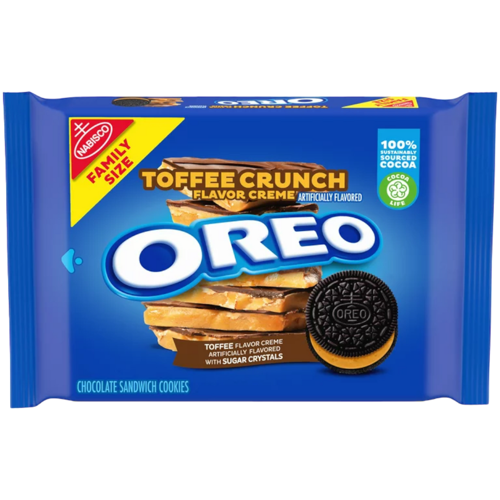 Oreo Toffee Crunch Creme Family Size - 17oz (482g)
