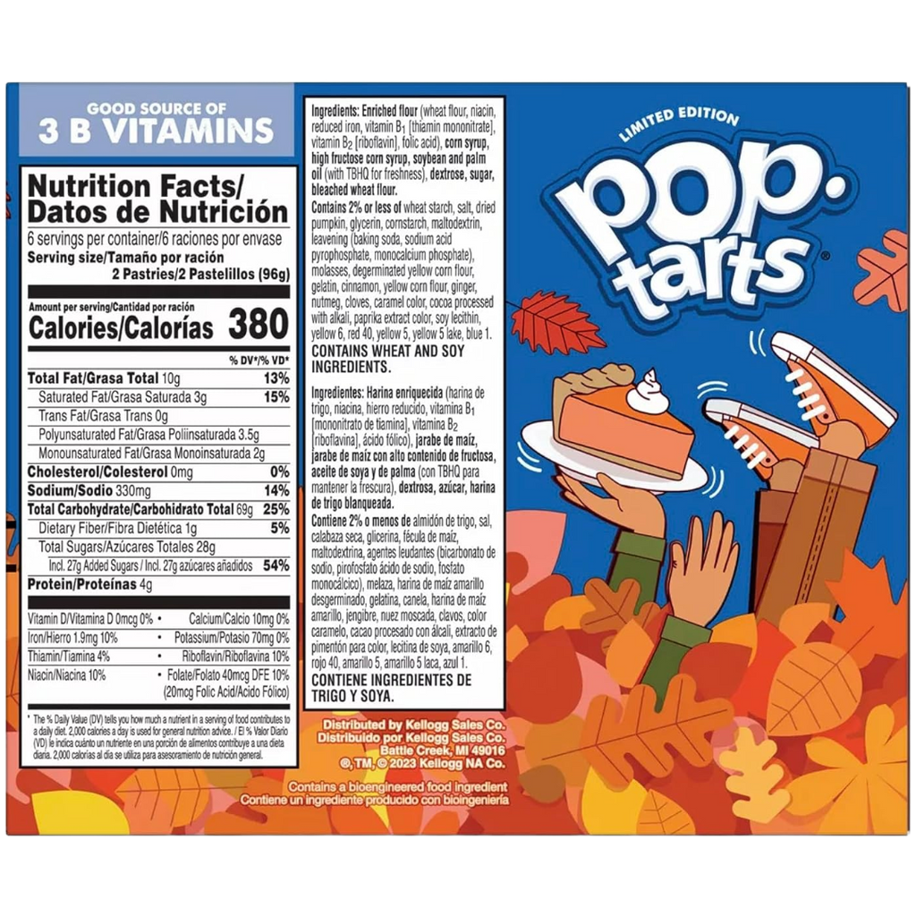 Pop Tarts Frosted Pumpkin Pie (Fall Limited Edition)