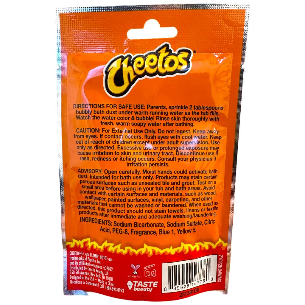 Cheetos Flamin' Hot Bath Dust - 2.11oz (60g)