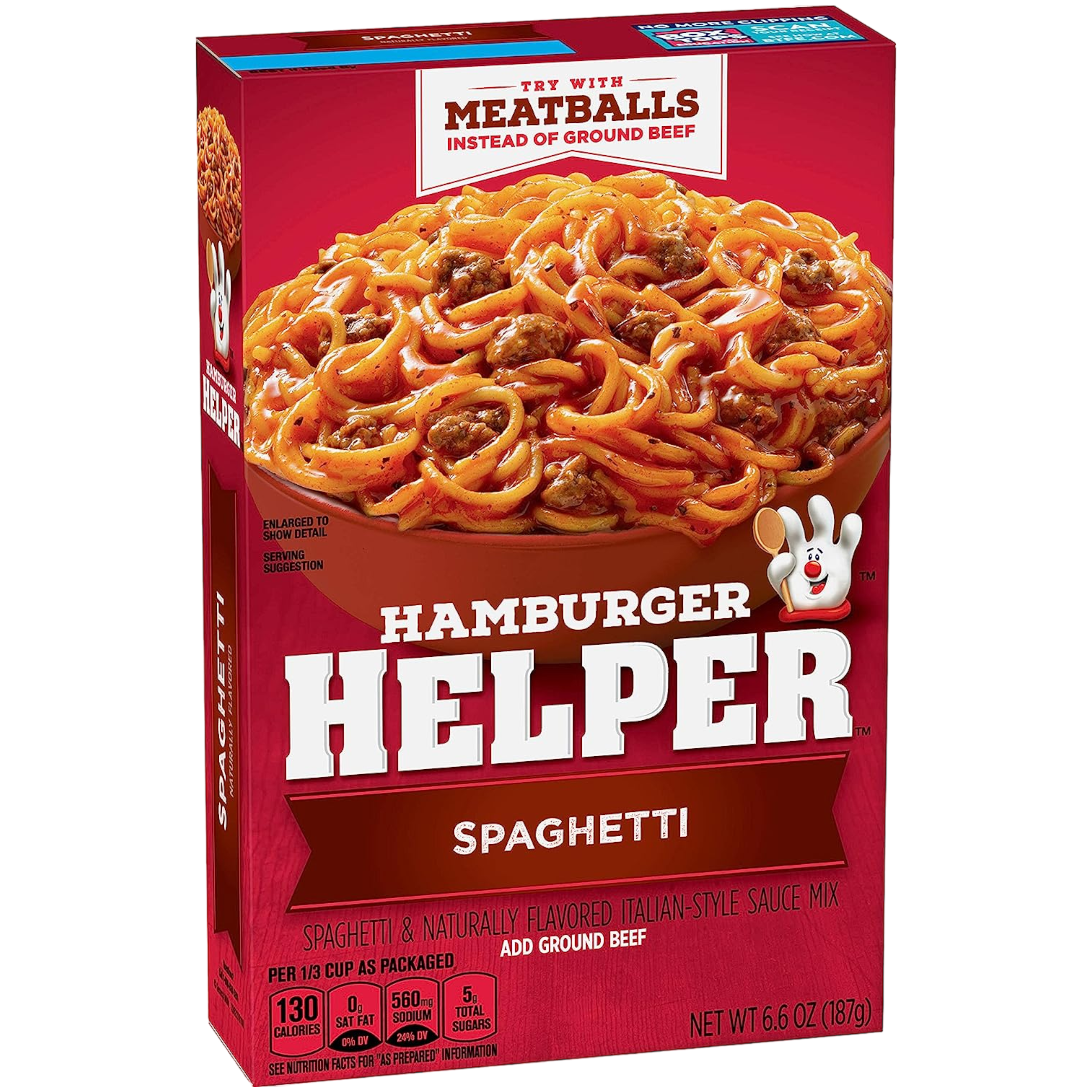 Hamburger Helper Spaghetti - 6.6oz (187g)